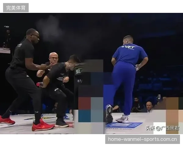 UFC地面反击一拳重击，声音震到麦克风失真——极限搏击的瞬间震撼全场